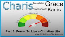  Grace #3: Power To Live Like Christ